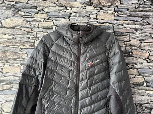 Berghaus Tephra Stretch Down Jacket Hybrid Grey Men's Large Hydrodown 600 VGC - Picture 2 of 11