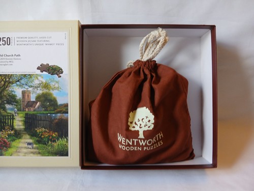 Wentworth Old Church Path Dominic Davison 250 Piece Jigsaw Puzzle Cottage Cat - Imagen 9 de 15