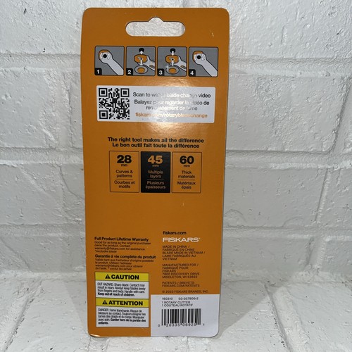 FISKARS STAB-ROTATIONSSCHNEIDER 45 MM (160310) - Bild 2 von 2