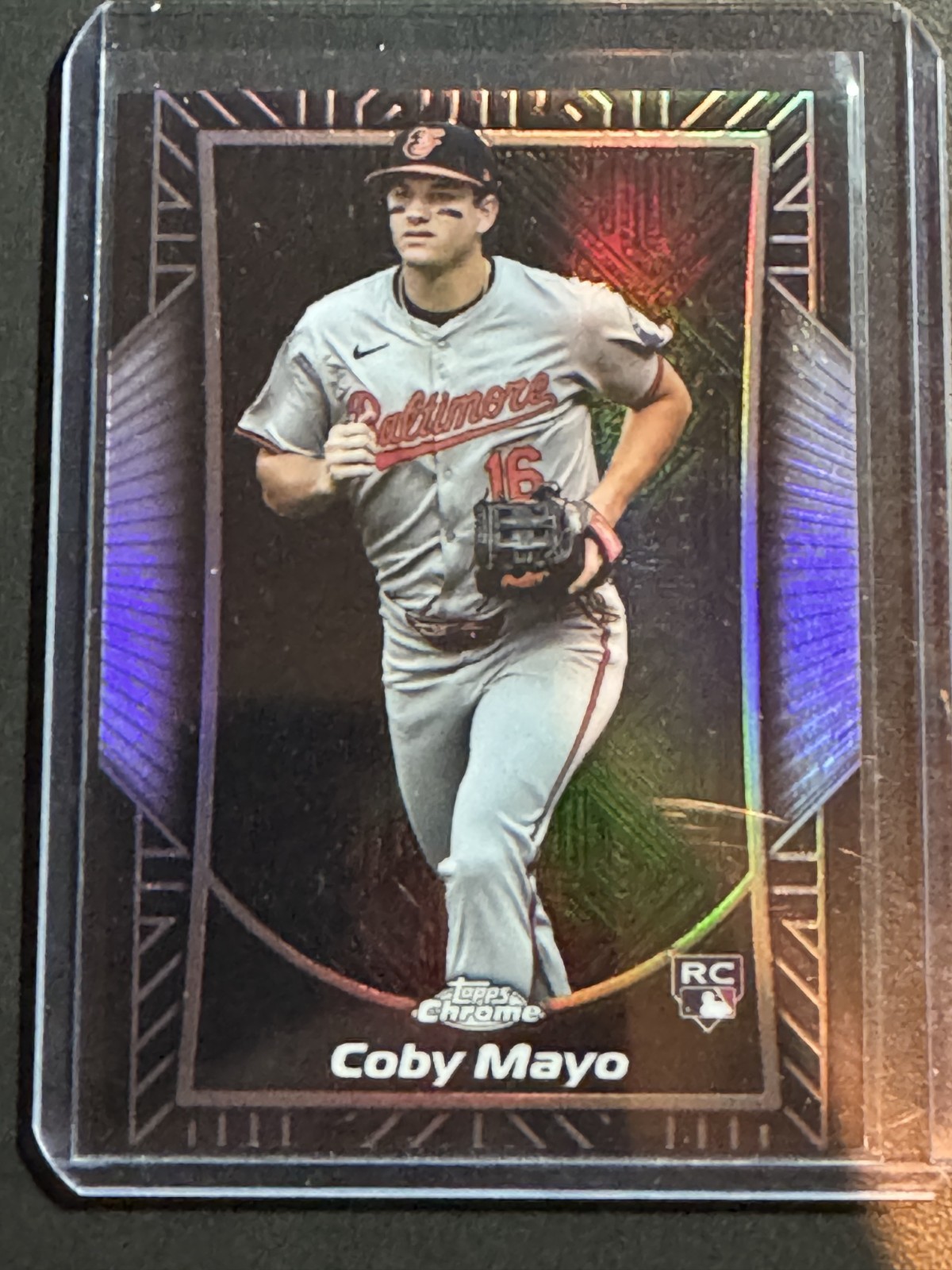 2025 Topps Chrome COBY MAYO Shadow Etch Rookie RC #SE-12 Orioles