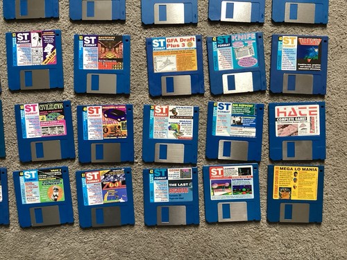 Atari St Format Discs Games X 75 Disks - Photo 4/13