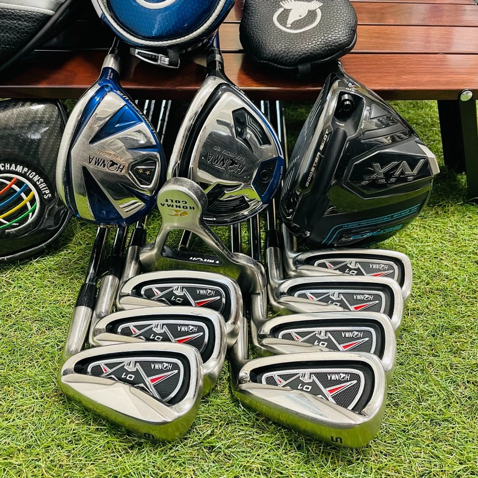 HONMA Fullset BERES NX 1w LB808 5w U25° D1 5-9PwSw Iron 11Pcs S SR Flex Golf - Image 2 of 4