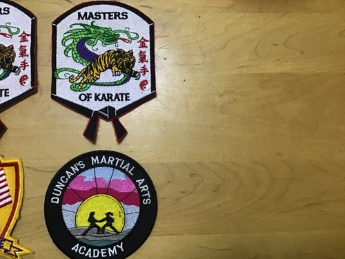 6 Various Karate Embroidered Patches, New Old Stk - Picture 3 of 4