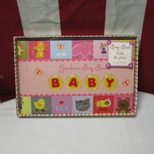 GRANDMA'S BRAG BOOK newborn baby girl photo holder NWT acid PVC free