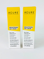 2 PACK ACURE BRIGHTENING NIGHT CREAM 100 VEGAN 1.7 fl oz 50 mL 