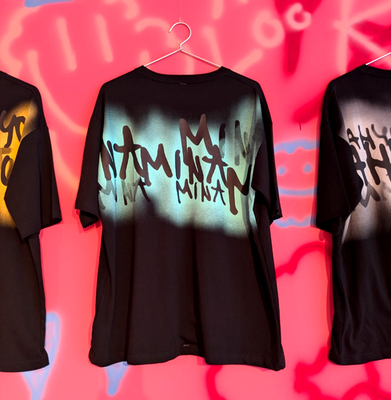 TWICE MINA T-SHIRT BLACK [ M Size ] THIS IS FOR WORLD TOUR