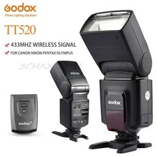 Godox Thinklite TT520II Wireless Flash Light Speedlight for Canon Nikon Sony