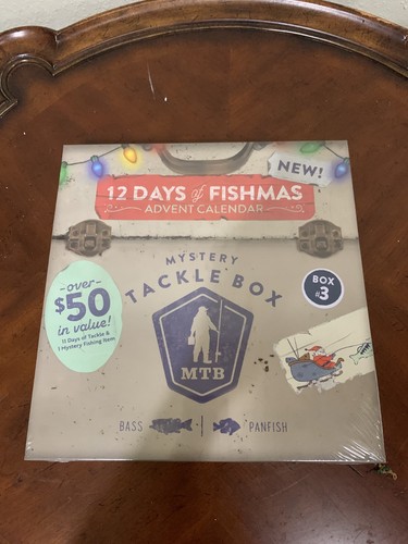 12 Days of Fishman Adventskalender Mystery Tackle Box # 3 Barsch Panfish versiegelt