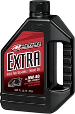 Maxima Extra High Performance Synthetic 4T Engine Oil | 5W-40 | 1L (30-17901) 184.24 per gallon