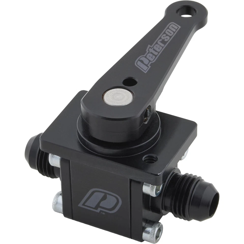 Válvula de cierre de combustible de montaje en panel Peterson Fluid Systems 09-0910, AN6 Foto 2 de 4