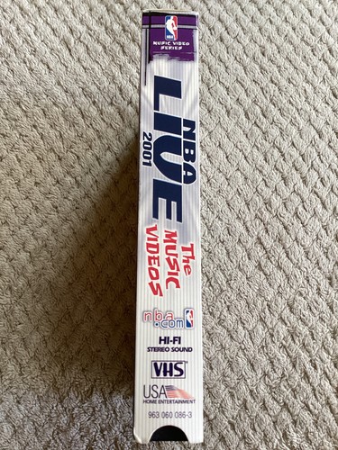 NBA Live 2001: The Music Videos (VHS, 2000) Michael Jordan Beastie Boys Rare OOP - Picture 3 of 4