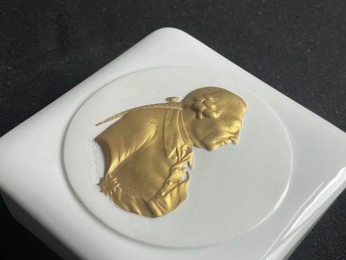 Kpm Berlin Schreibtisch Dose Mit Alten Fritz, Friedrich Der Große  - Bild 10 von 15