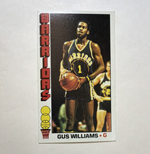 Topps 1976-77 Gus Williams Golden State Warriors #69 Rookie Base Set Card. rookie card picture