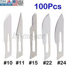 #10/11/15/22/24 Sterile Surgical Carbon Steel Blades Scalpel 100Pcs/Box