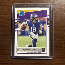2020 Panini Donruss #313 Justin Jefferson RC/Vikings Rated Rookie