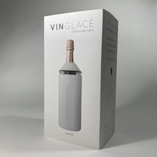 Vinglacé Portable Vacuum Sealed Wine Bottle Cooler Chiller Netjets New In Box