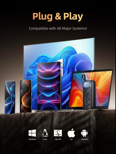 F15 2-in-1 High-Speed SD/Micro SD Card Reader Adapter(UHS-II Supported),Holde... - Bild 7 von 8