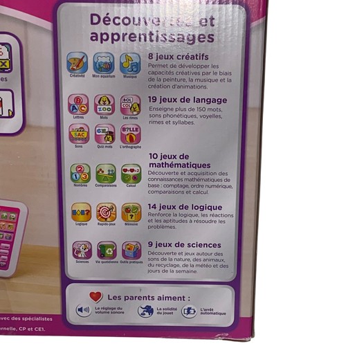 VTech Genius XL Lern Computer für Kinder Tablet Lernspiel Rosa FRANZÖSISCH ✅ - Bild 4 von 8