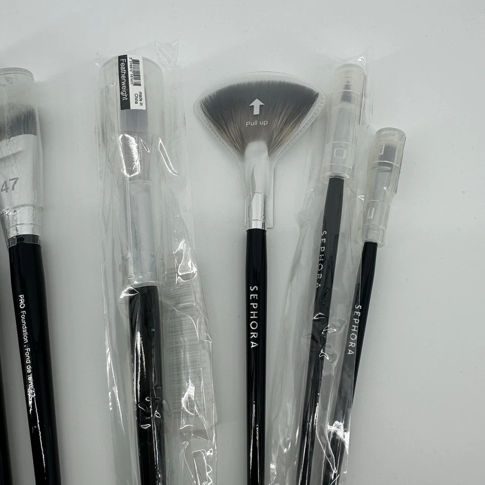 Sephora PRO Brush Lot #47 #55 #59 #93 #65 #40 #45 New 7 Piece Lot Set - Image 3 of 3