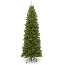 National Tree Company Artificial Slim Christmas Tree, Green, North Valley Spruce