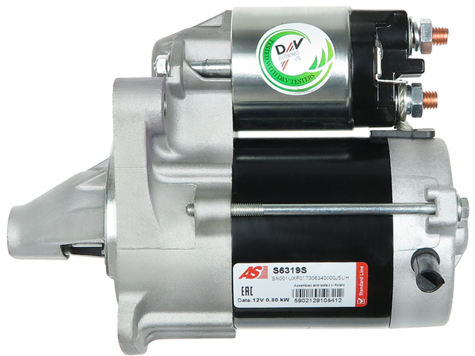 Brand New Starter Motor 12V 0.8kW 8T for DAIHATSU MATERIA 2006 OE 228000-9250