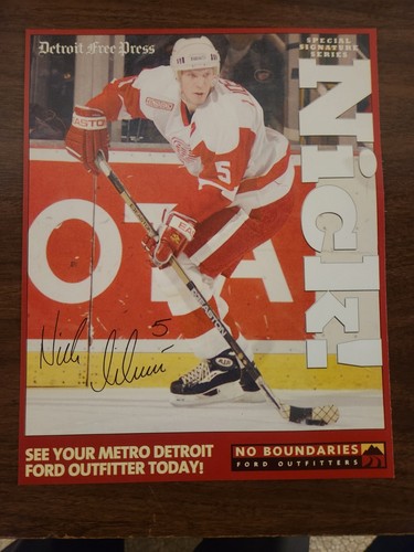 Detroit News/Free Press 14 -8x10 Detroit Red Wings Collectors Cards - Picture 5 of 14