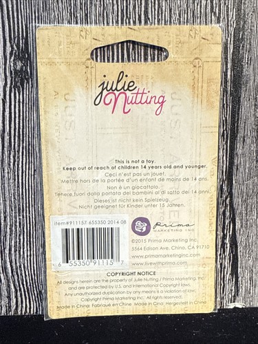 New PRIMA JULIE NUTTING #911157 “SAY IT IN CRYSTALS” EMBELLISHMENTS - Free Ship - Picture 2 of 2