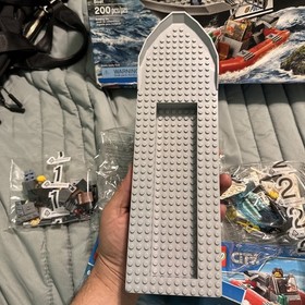 LEGO CITY: Police Patrol Boat (60129) New Sealed Open Box Complete Box Damage