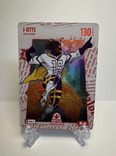 Bo Jackson Battle Arena - J-Jetts Justin Jefferson FIRE Red Foil Headliners RARE
