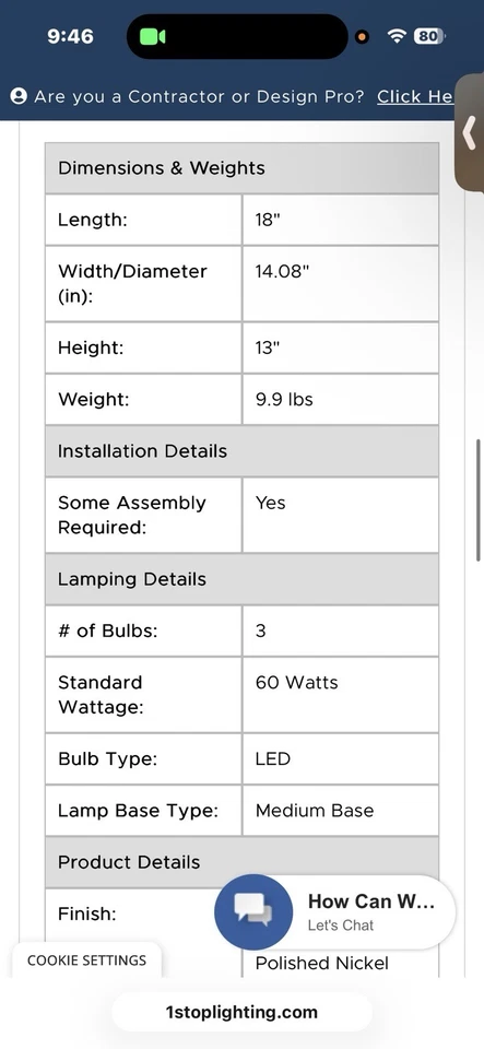 Hinkley Lighting Chance 3 luces montaje semi-al ras en latón Heritage - 4444HB Foto 3 de 3