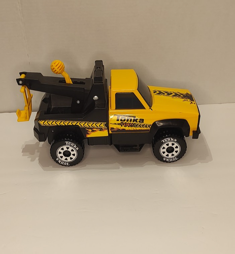 Tonka Road Service Wrecker Tow Truck Yellow Metal & Plastic 2020, Ex Cond - Picture 4 of 15