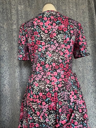 Women’s Roman Originals Floral Summer Dress In Pink Blue White Black. Size UK 10 - Picture 5 of 16