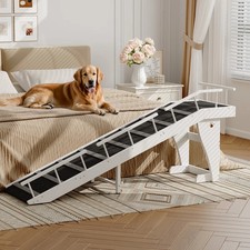 Dog Ramp for Bed, Pet Access Ramp, Large Dog Ramp  Non-Slip Carpet  NEW SEALED
