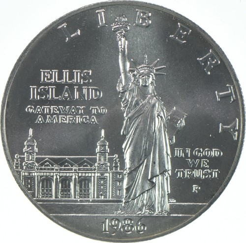 1986-P Unc Statue of Liberty Commemorative Silver Dollar $1 *3284