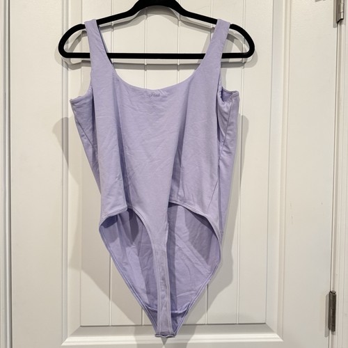 Body ROSA de Victoria’s Secret lavanda sin mangas cuello redondo algodón elástico XXL - Imagen 3 de 6