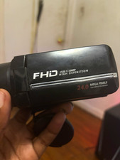DVC Handheld FHD 1920x1080 24MP Camcorder 16x Zoom 2.4in LCD USB Black