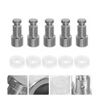 8 Sets Pressure Cooker Float Valve Replaceable Replacement Parts