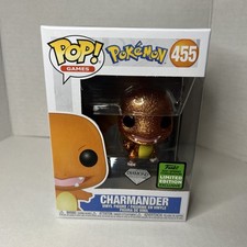 Funko Pop! Games: Pokémon - Charmander #455 - Diamond, 2021 Spring Convention