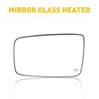 Exterior Signal Mirror Glass Power Heated Driver Side for Dodge Ram 1500 2500