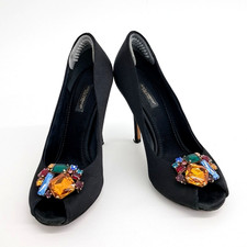 Dolce&Gabbana Satin Open Toe Shoes 4025266