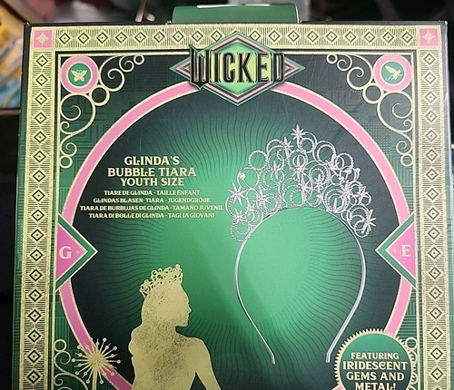 Noble Collection Wicked Glinda Bubble Tiara Crown Youth Headband Movie Replica - Picture 5 of 7