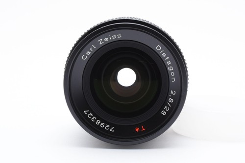 Obiettivo Contax Carl Zeiss Distagon T* 28 mm F2.8 MMJ MF TOP MINT spedizione GIAPPONE con scatola - Foto 3 di 24