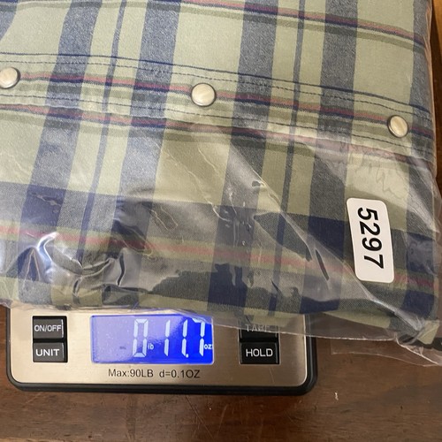 Camisa Lucky Brand Para Hombre L Verde Cuadros Perla A Presión Sábado Elastizada Manga Larga - Imagen 13 de 13