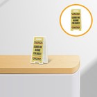 5pcs Acrylic Memo Holder: Desktop Note Clip Stand Funny Caution Sign Cute