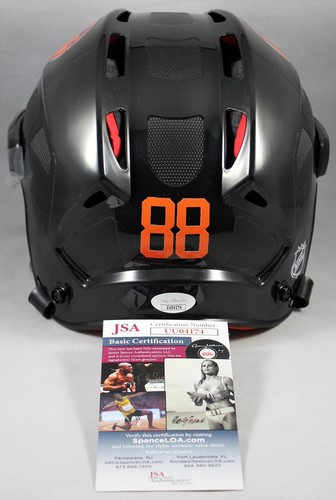 ANDREW MANGIAPANE SIGNED FULL-SIZE EDMONTON OILERS HELM FS AUTOGRAMM +JSA COA - Bild 3 von 3