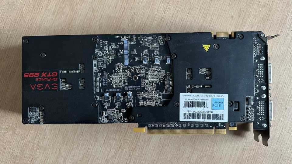 EVGA Geforce GTX 295 1792MB PCI-E 017-P3-1295 - Image 2 of 4