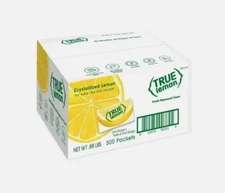 TRUE LEMON Water Enhancer Bulk Pack 0 Calorie Drink Mix Packets 500 Count