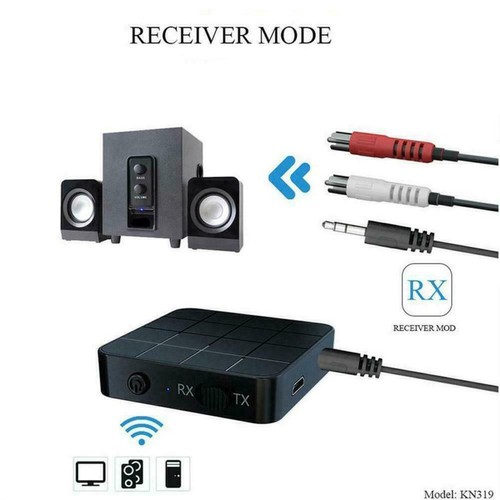 Bezprzewodowy nadajnik i odbiornik Bluetooth 5.0 Audio 2w1 3,5 mm M4Best Music X1B6 - Zdjęcie 7 z 12