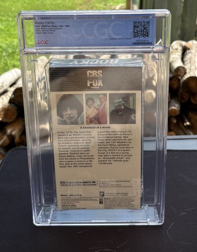 Rocky (VHS, 1984) CBS/FOX Video,, CGC Graded (9.6-A++) 1984 RELEASE - Picture 2 of 5