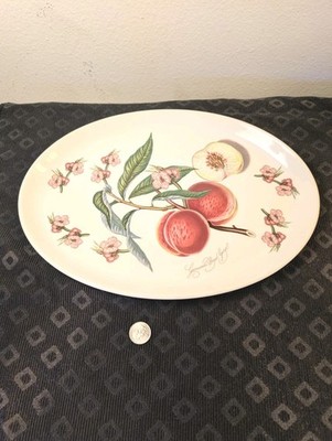 VINTAGE Pomona Grimwoods Peach Large Serving Platter/ Portmeirion 